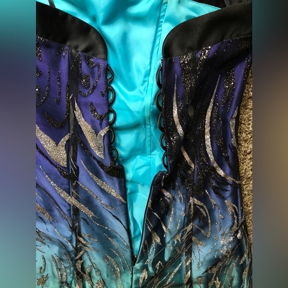 💙💜NV COUTURE SZ 6 BALLGOWN-VINTAGE c2002 PROM-PARTY SAME/NEXT DAY SHIP!💜💙 - Picture 11 of 15